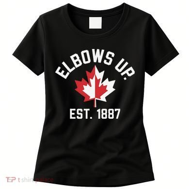 Elbows Up Strong Canada Est 1867 Proud Canadian Women's T-Shirt