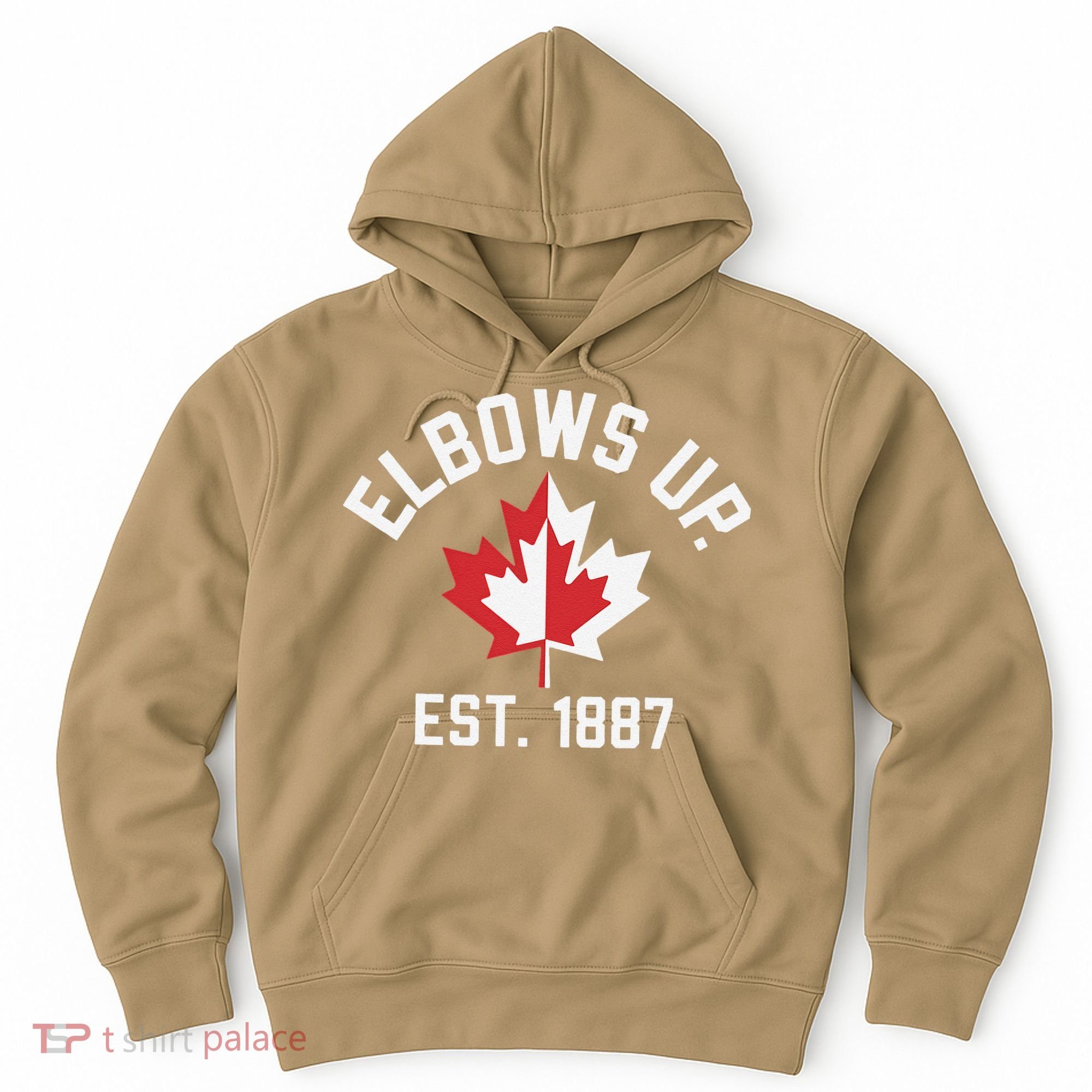 Elbows Up Strong Canada Est 1867 Proud Canadian Hoodie