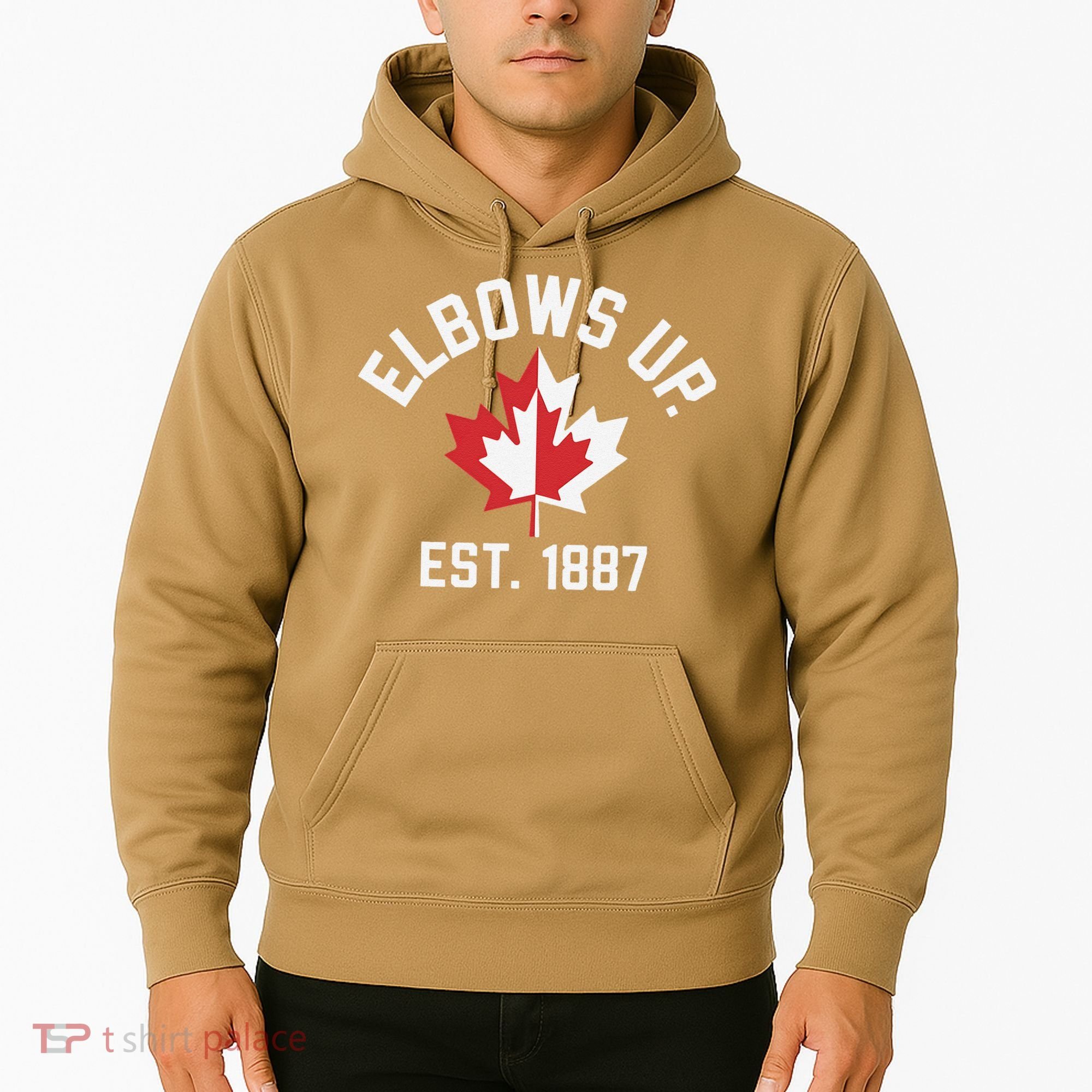 Elbows Up Strong Canada Est 1867 Proud Canadian Hoodie