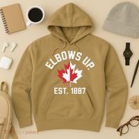 Elbows Up Strong Canada Est 1867 Proud Canadian Hoodie thumb 3