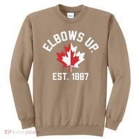 Elbows Up Strong Canada Est 1867 Proud Canadian Sweatshirt thumb 0
