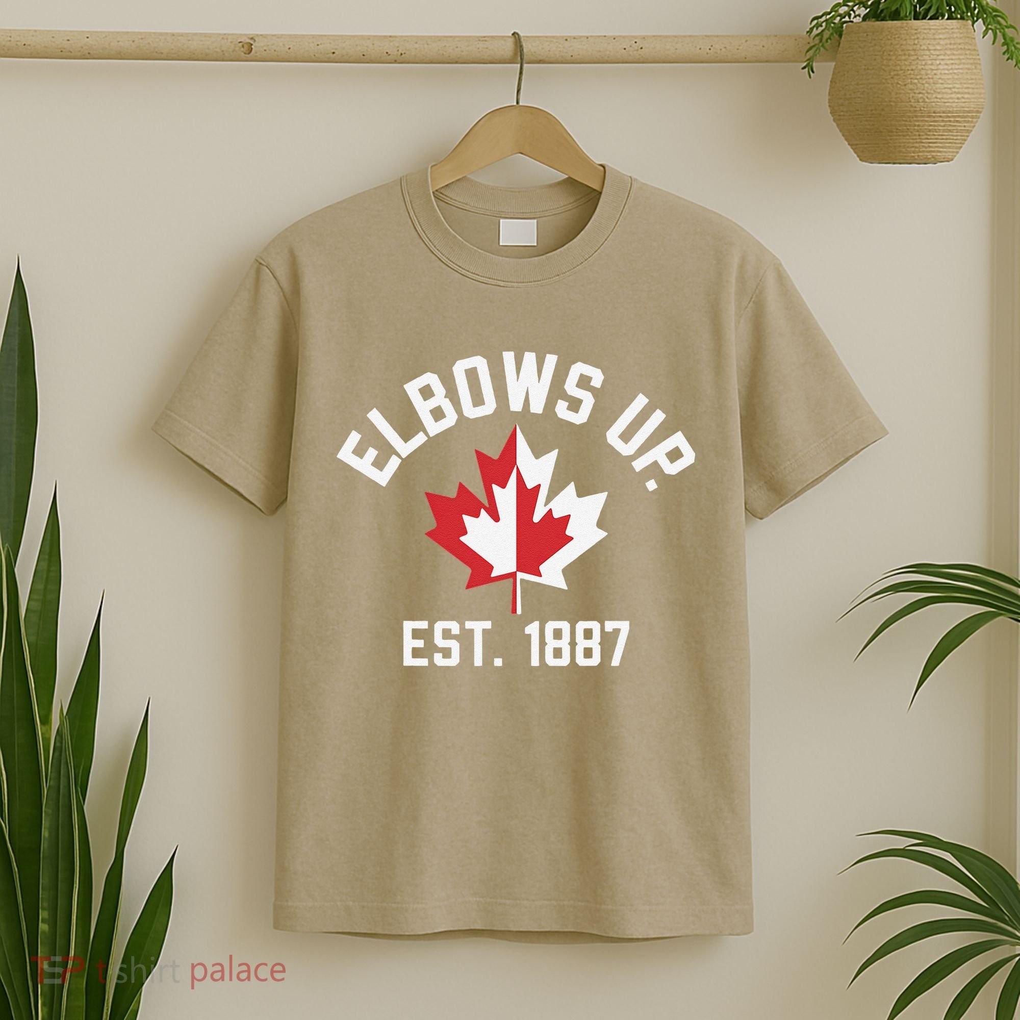 Elbows Up Strong Canada Est 1867 Proud Canadian T-Shirt