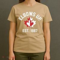 Elbows Up Strong Canada Est 1867 Proud Canadian T-Shirt thumb 4