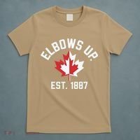 Elbows Up Strong Canada Est 1867 Proud Canadian T-Shirt thumb 5