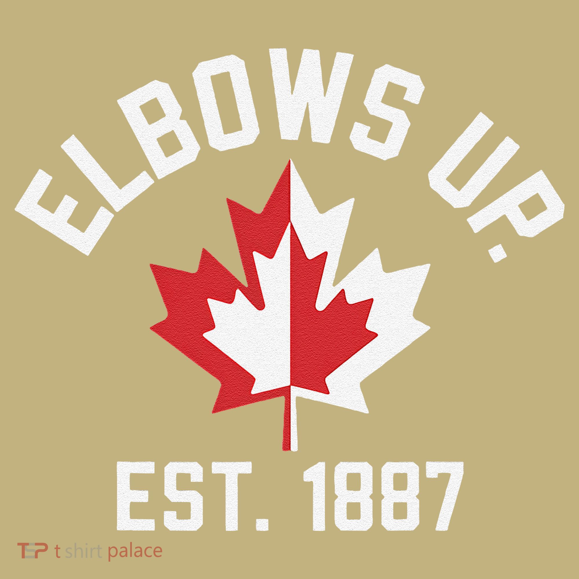 Elbows Up Strong Canada Est 1867 Proud Canadian Polo