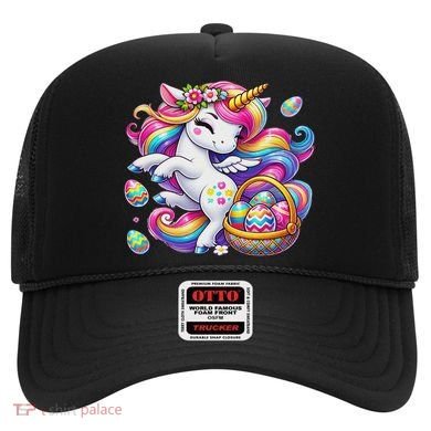 Easter Unicorn With Eggs Happy Easter Cute Hat