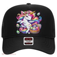 Easter Unicorn With Eggs Happy Easter Cute Hat thumb 0