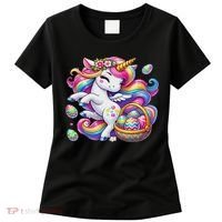 Easter Unicorn With Eggs Happy Easter Cute Women's T-Shirt thumb 0