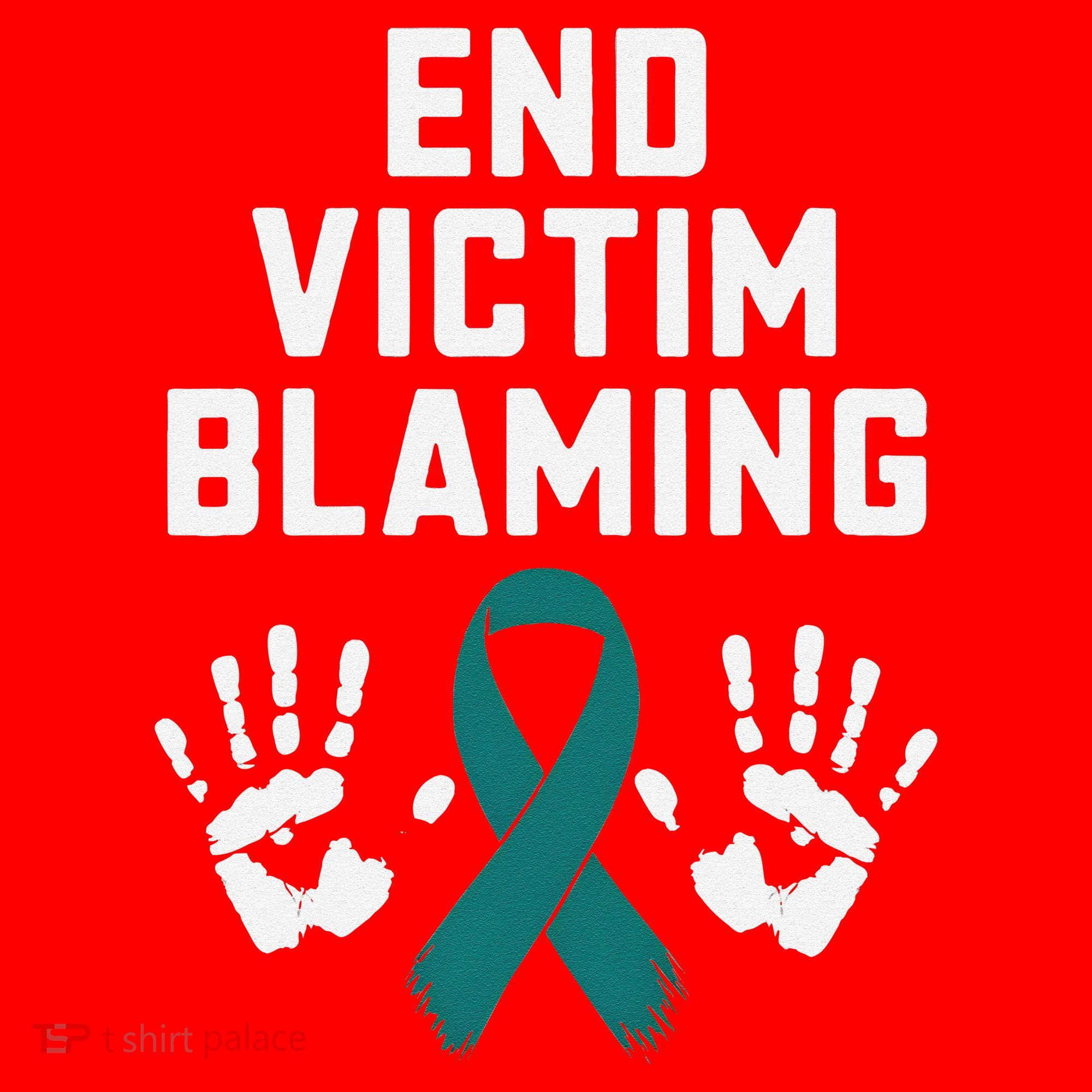 End Victim Blaming Funny Sexual Assault Awareness Month Santa Hat
