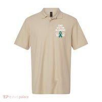 End Victim Blaming Funny Sexual Assault Awareness Month Polo thumb 0