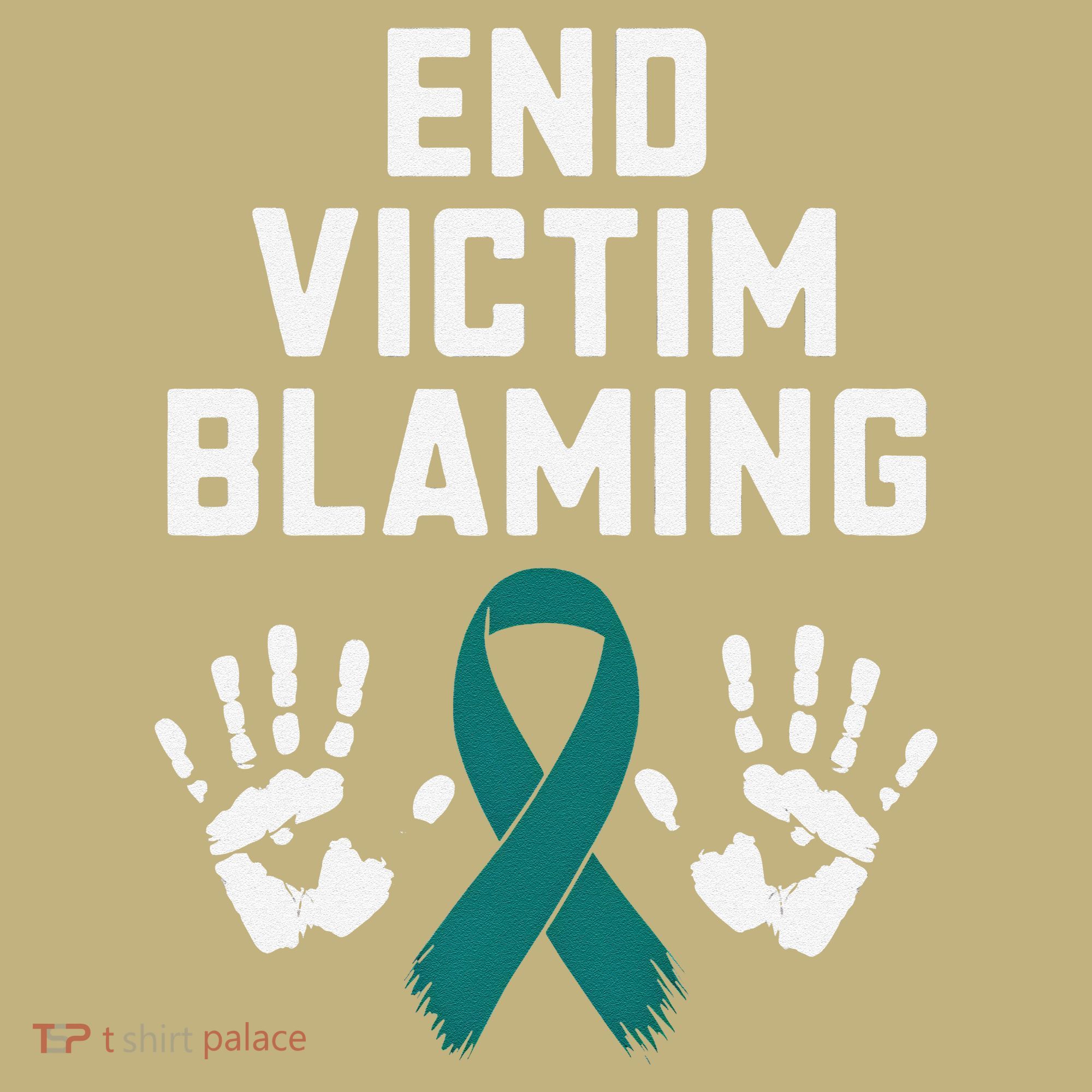 End Victim Blaming Funny Sexual Assault Awareness Month Mousepad