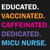 Educated Vaccinated Caffeinated Dedicated Micu Icu Nurse Rn Gift Doggie Tank thumb 4