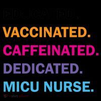 Educated Vaccinated Caffeinated Dedicated Micu Icu Nurse Rn Gift Coffee Mug thumb 5