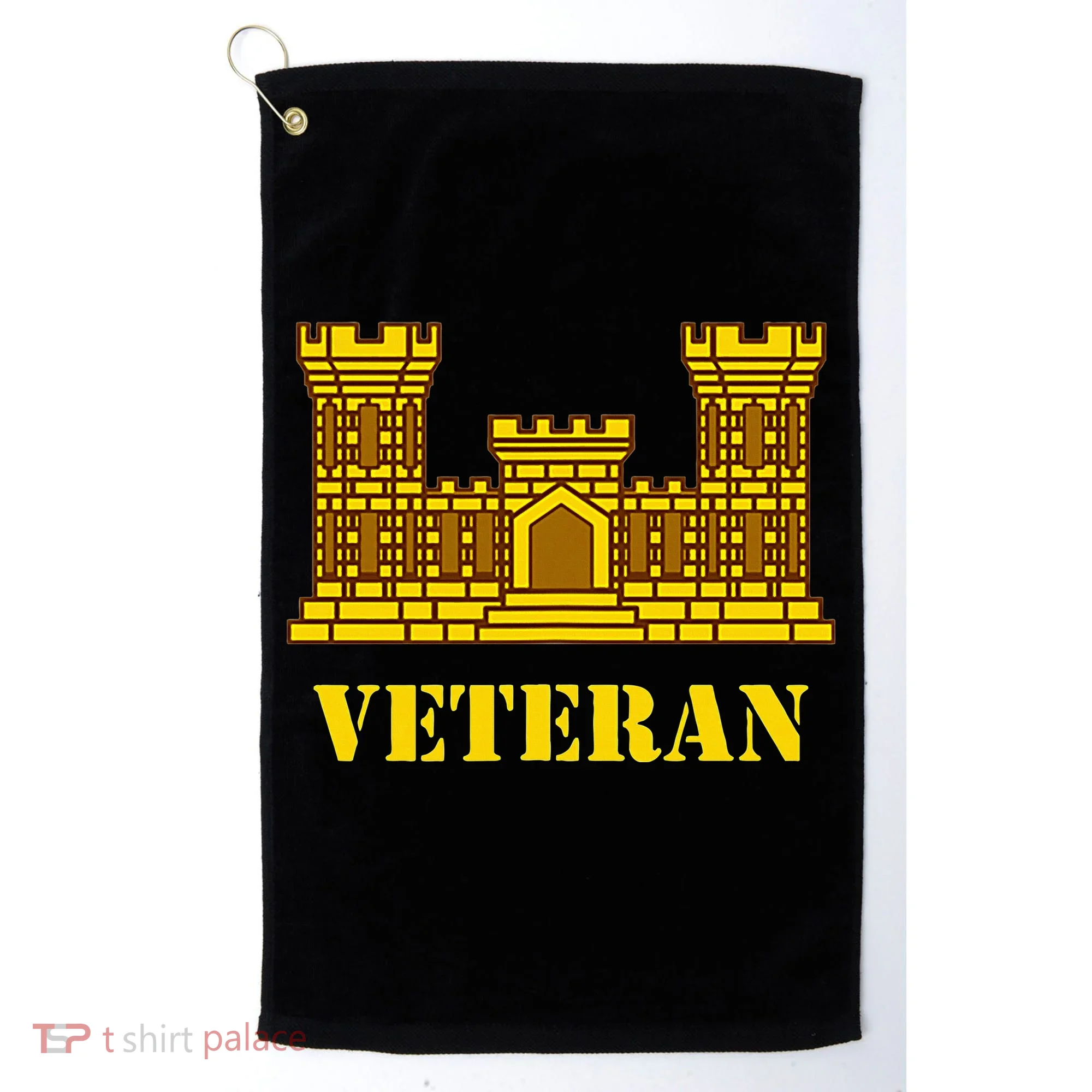 Engineer Veteran Corps Of Engineers Golf Towel