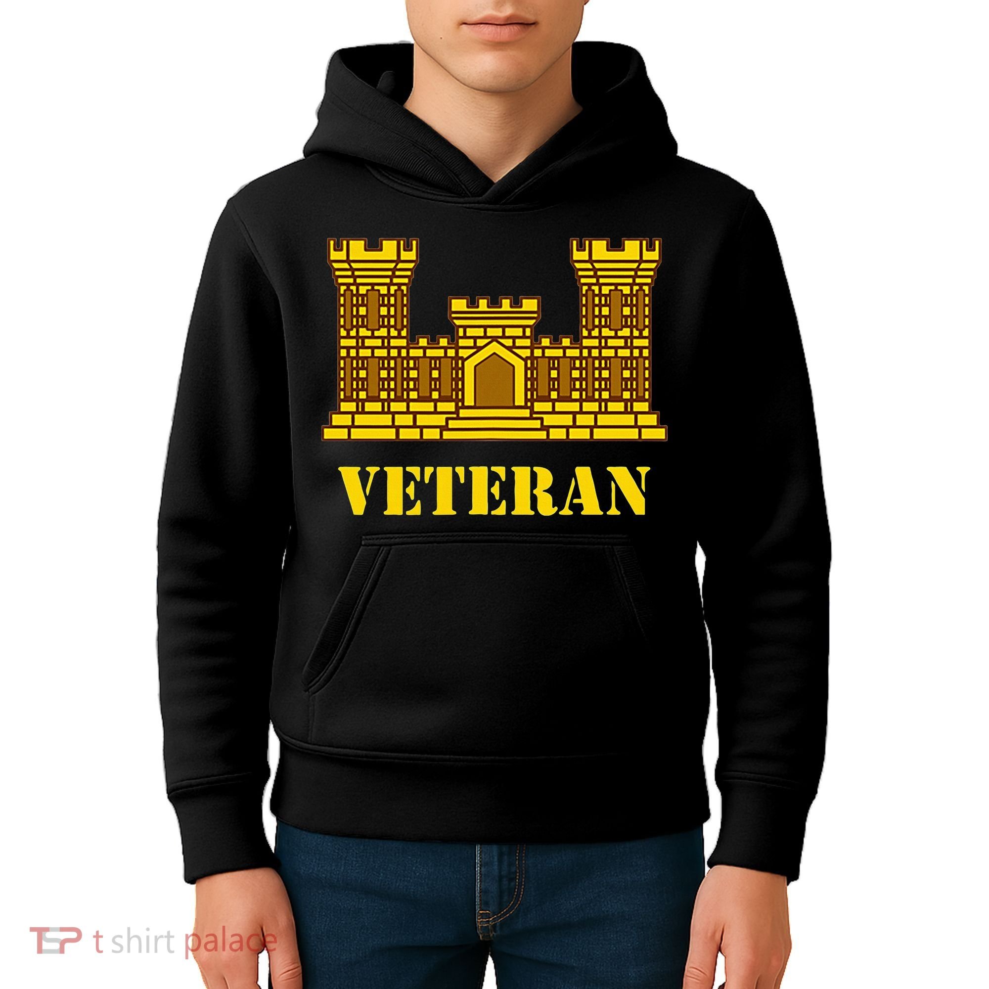 Engineer Veteran Corps Of Engineers Kids Hoodie