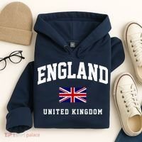 England Varsity College Country Flag Hoodie thumb 4