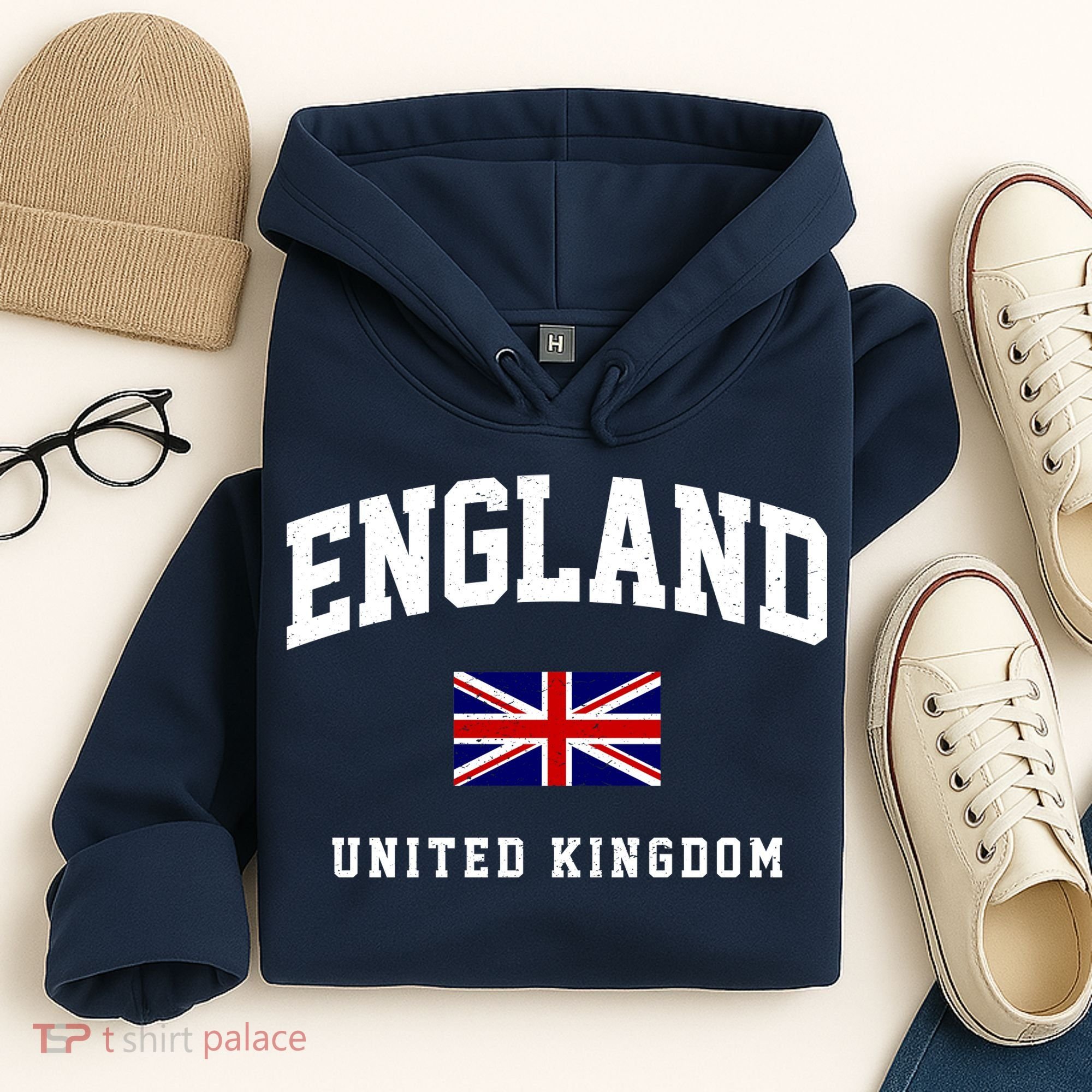 England Varsity College Country Flag Hoodie