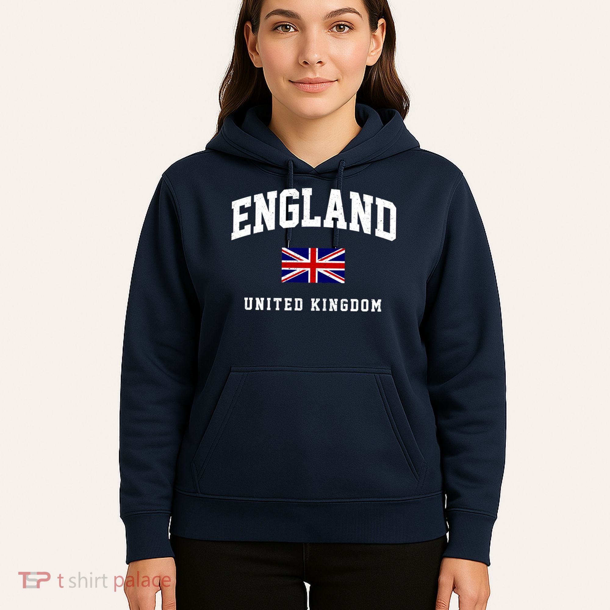 England Varsity College Country Flag Hoodie
