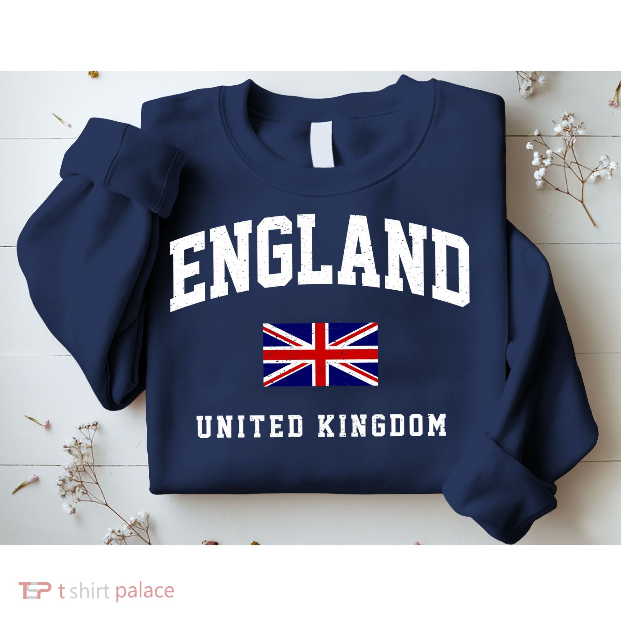 England Varsity College Country Flag Sweatshirt