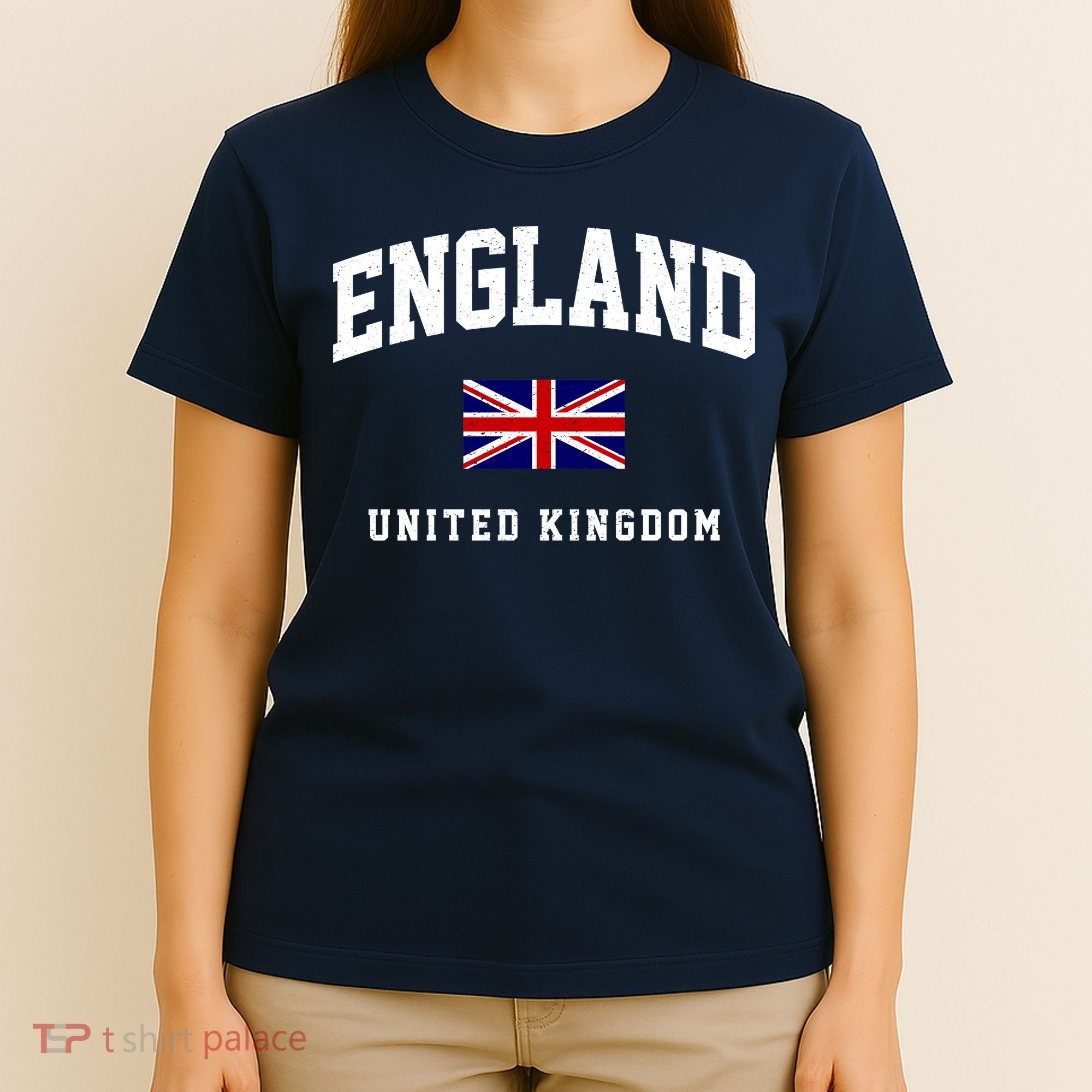 England Varsity College Country Flag T-Shirt
