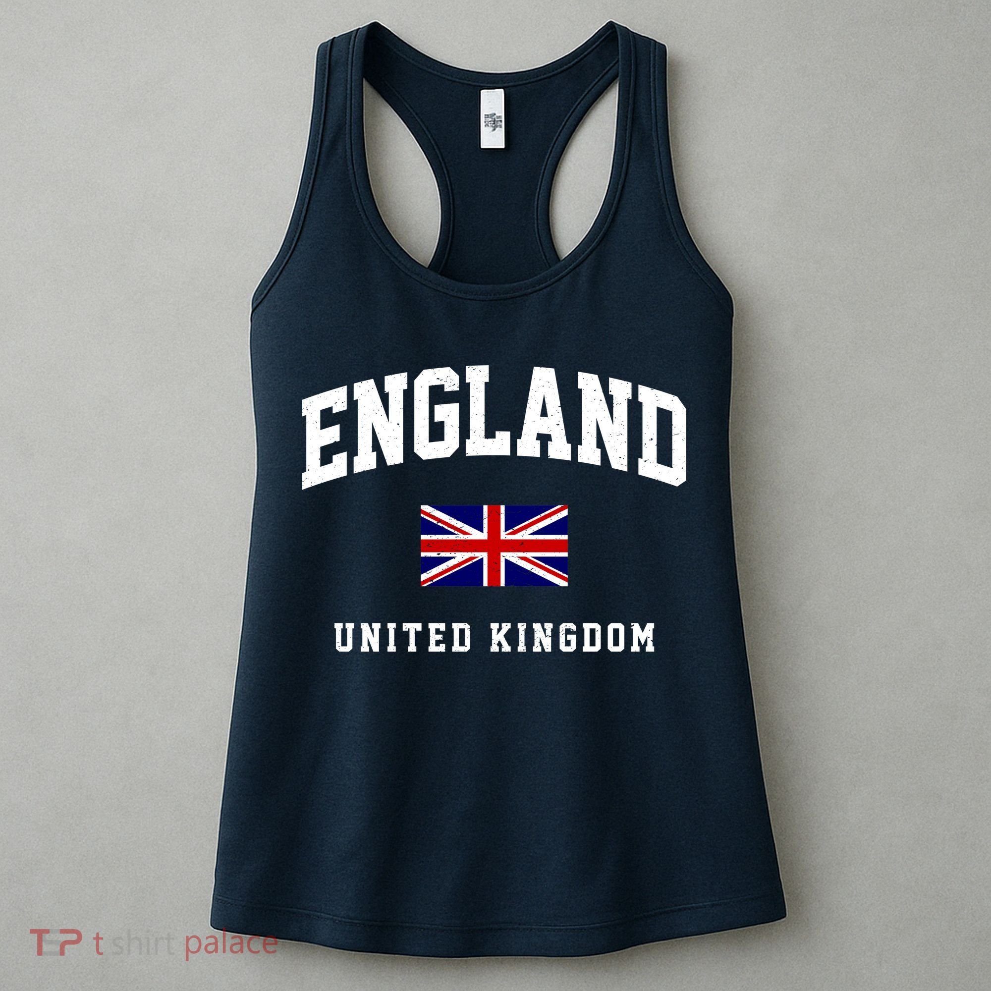 England Varsity College Country Flag Women's Tank Top