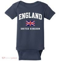 England Varsity College Country Flag Baby Bodysuit thumb 0