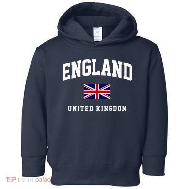 England Varsity College Country Flag Toddler Hoodie