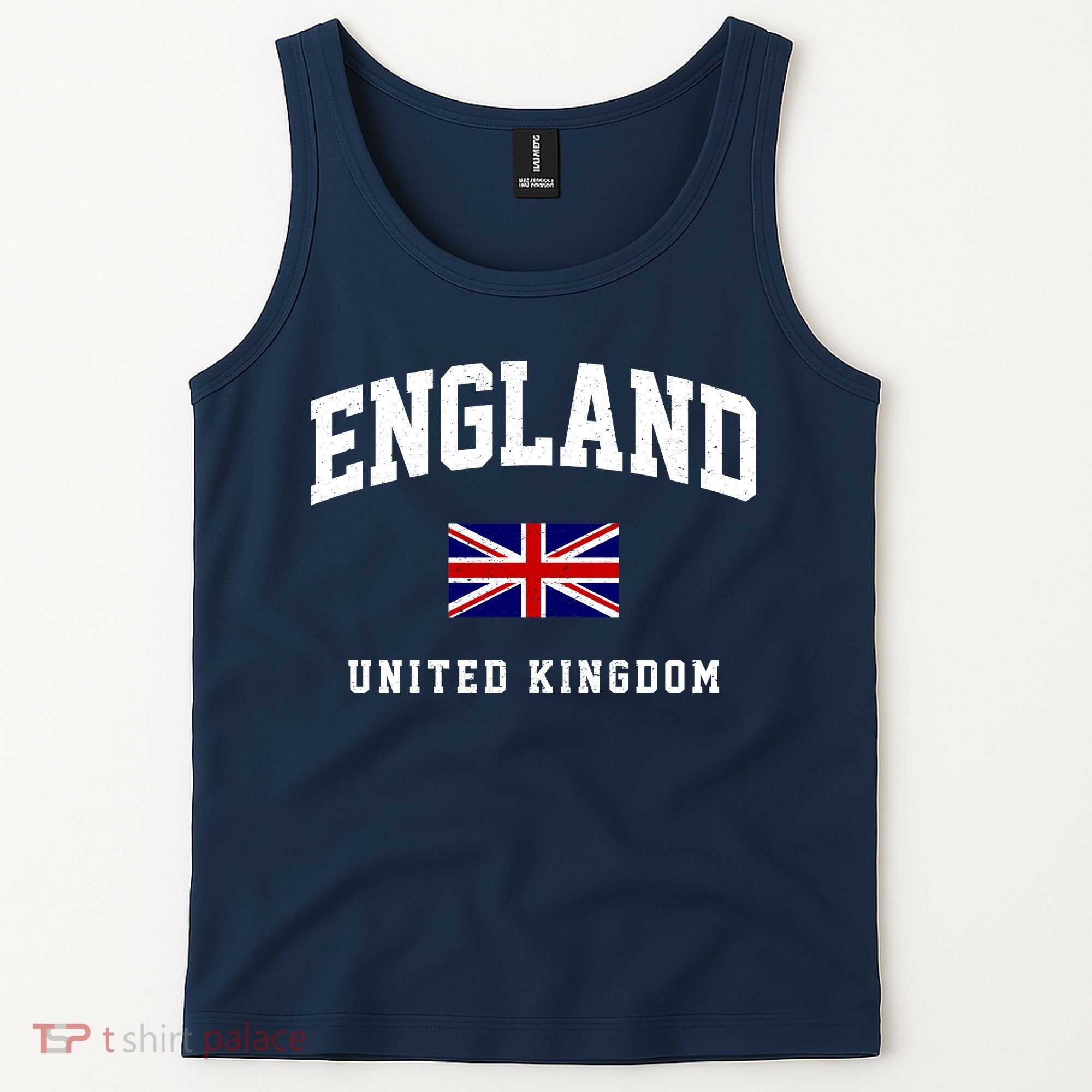 England Varsity College Country Flag Tank Top