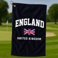 England Varsity College Country Flag Golf Towel thumb 1