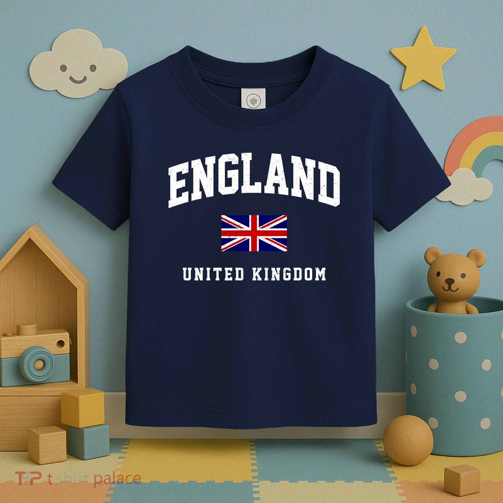 England Varsity College Country Flag Toddler T-Shirt