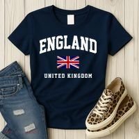 England Varsity College Country Flag Women's T-Shirt thumb 3