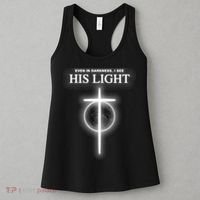 Even In The Darkness I See His Light Jesus Christian  Women's Tank Top thumb 3