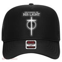 Even In The Darkness I See His Light Jesus Christian  Hat thumb 0