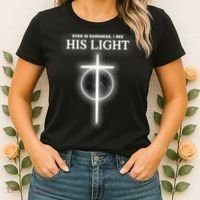 Even In The Darkness I See His Light Jesus Christian  Women's T-Shirt thumb 2