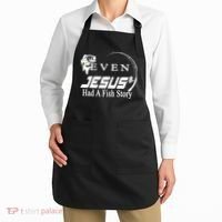 Even Jesus Had A Fish Story Apron thumb 2