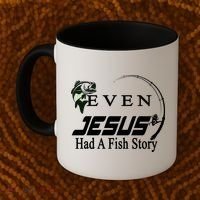 Even Jesus Had A Fish Story Coffee Mug thumb 2