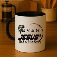 Even Jesus Had A Fish Story Coffee Mug thumb 4
