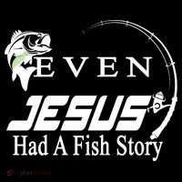 Even Jesus Had A Fish Story Visor thumb 3