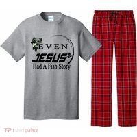 Even Jesus Had A Fish Story Pajama Set thumb 0
