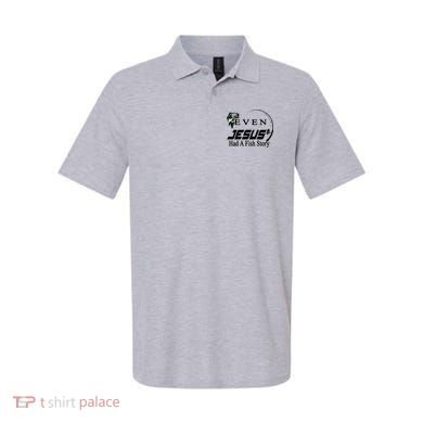 Even Jesus Had A Fish Story Polo