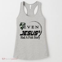 Even Jesus Had A Fish Story Women's Tank Top thumb 0