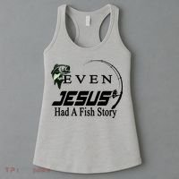 Even Jesus Had A Fish Story Women's Tank Top thumb 3