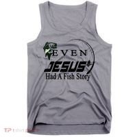 Even Jesus Had A Fish Story Tank Top thumb 0