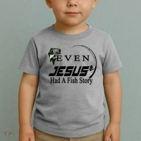 Even Jesus Had A Fish Story Toddler T-Shirt thumb 2
