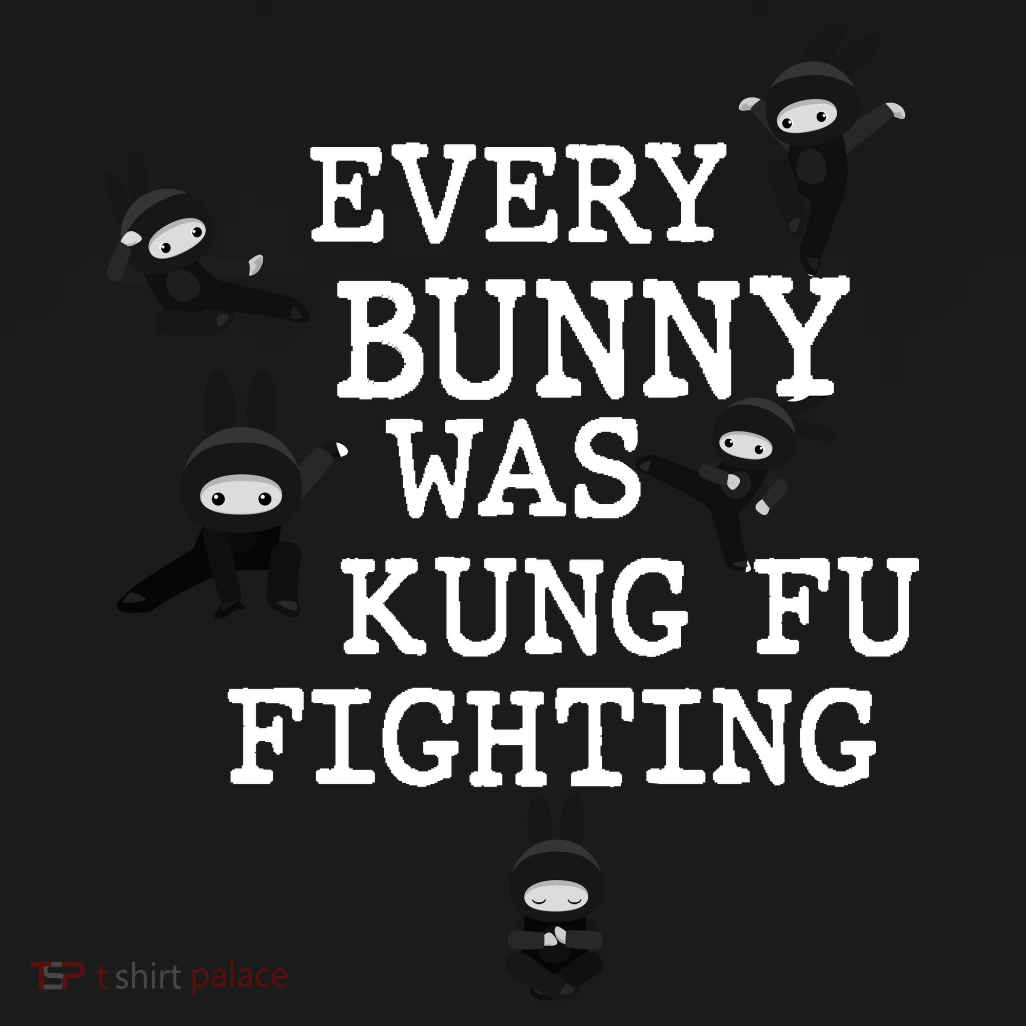 Every Bunny Was Kung Fu Fighting Apron