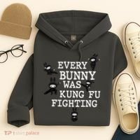 Every Bunny Was Kung Fu Fighting Hoodie thumb 4