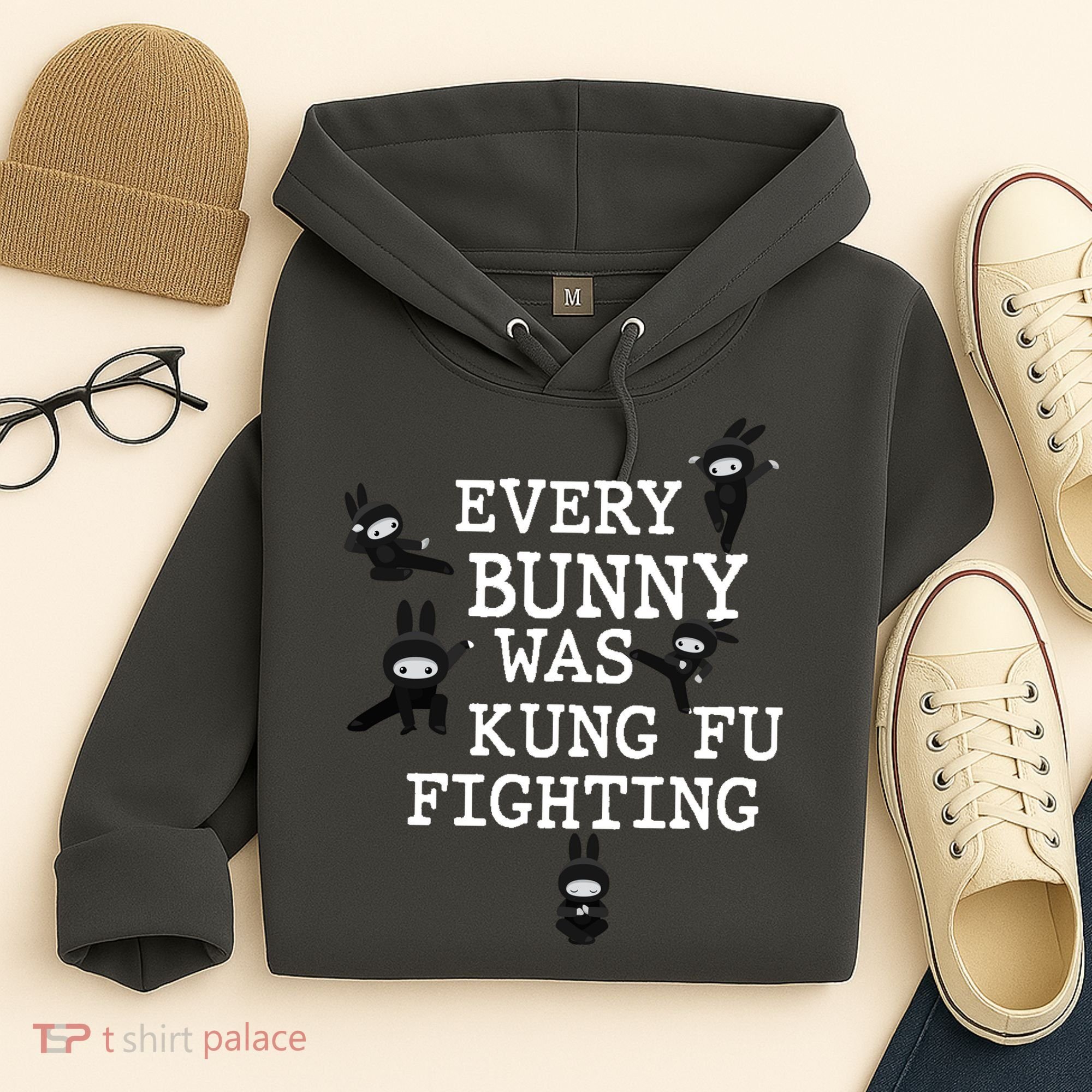 Every Bunny Was Kung Fu Fighting Hoodie