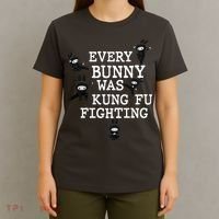 Every Bunny Was Kung Fu Fighting T-Shirt thumb 4