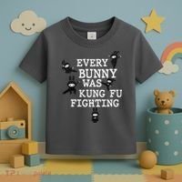 Every Bunny Was Kung Fu Fighting Toddler T-Shirt thumb 3
