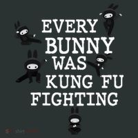Every Bunny Was Kung Fu Fighting Women's Long Sleeve Shirt thumb 2